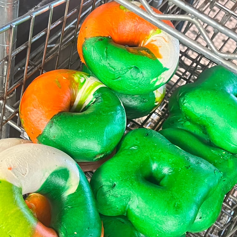 Lunch at Our Local Cafe: Bagels, Sandwiches, and More