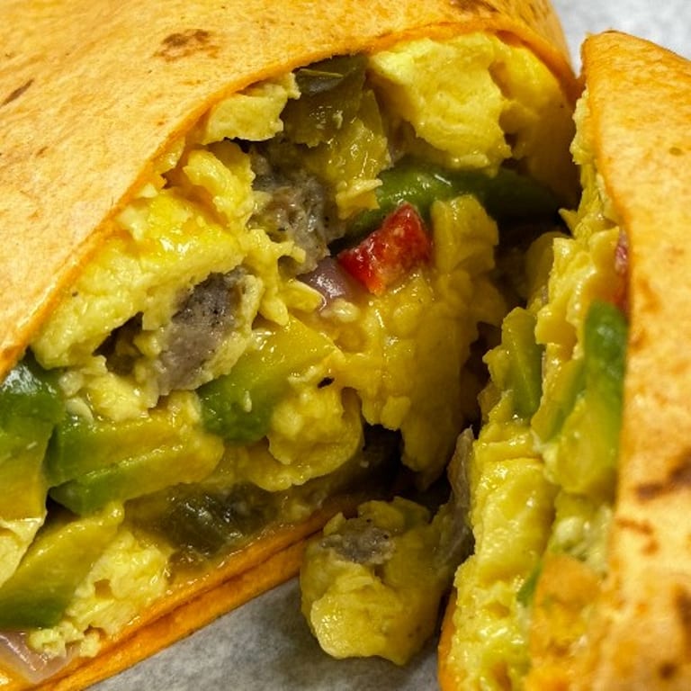 Delicious Breakfast Burrito