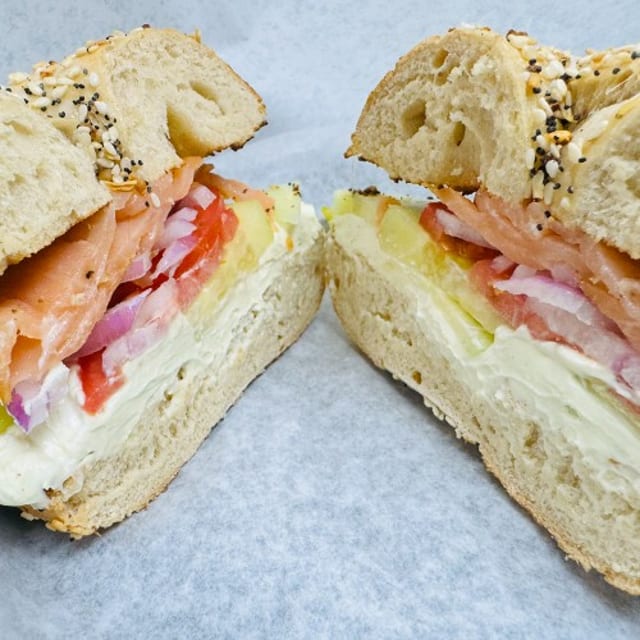 Wasabi Bomb Bagel.
