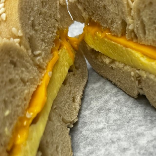 Bagel with Egg & Cheese.