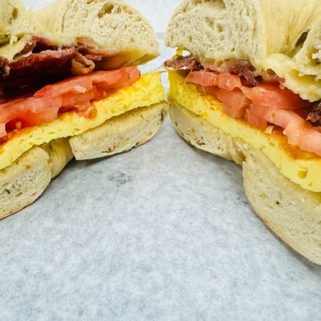 Pepperjack Breakfast Bagel.