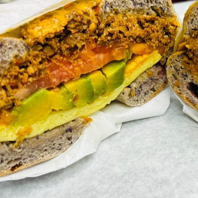 Chorizo Bagel.