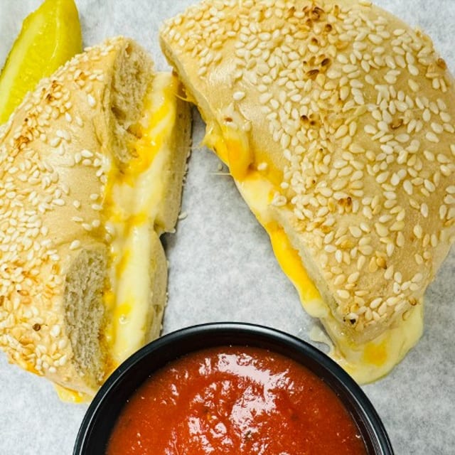 Four Cheese Bagel.