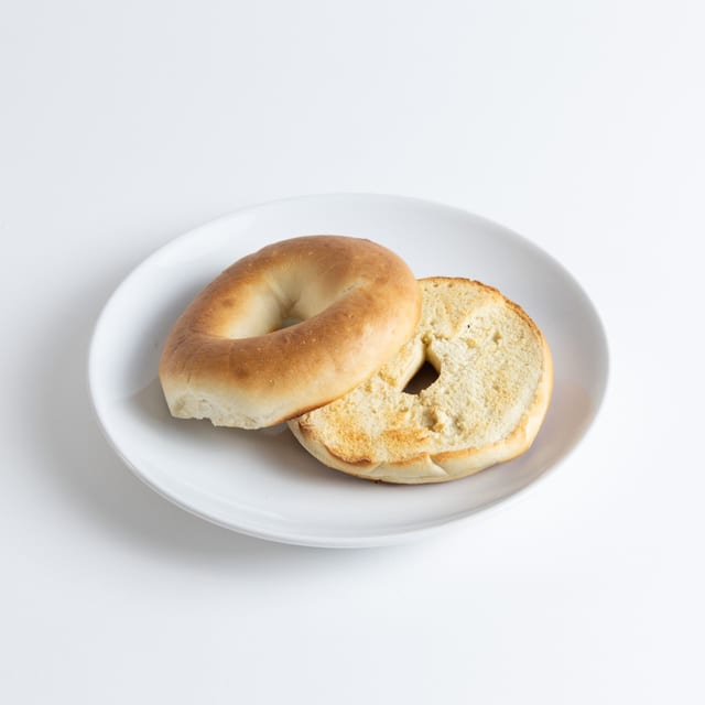 Bagel with Butter, Honey-butter, Honey, or Jelly.