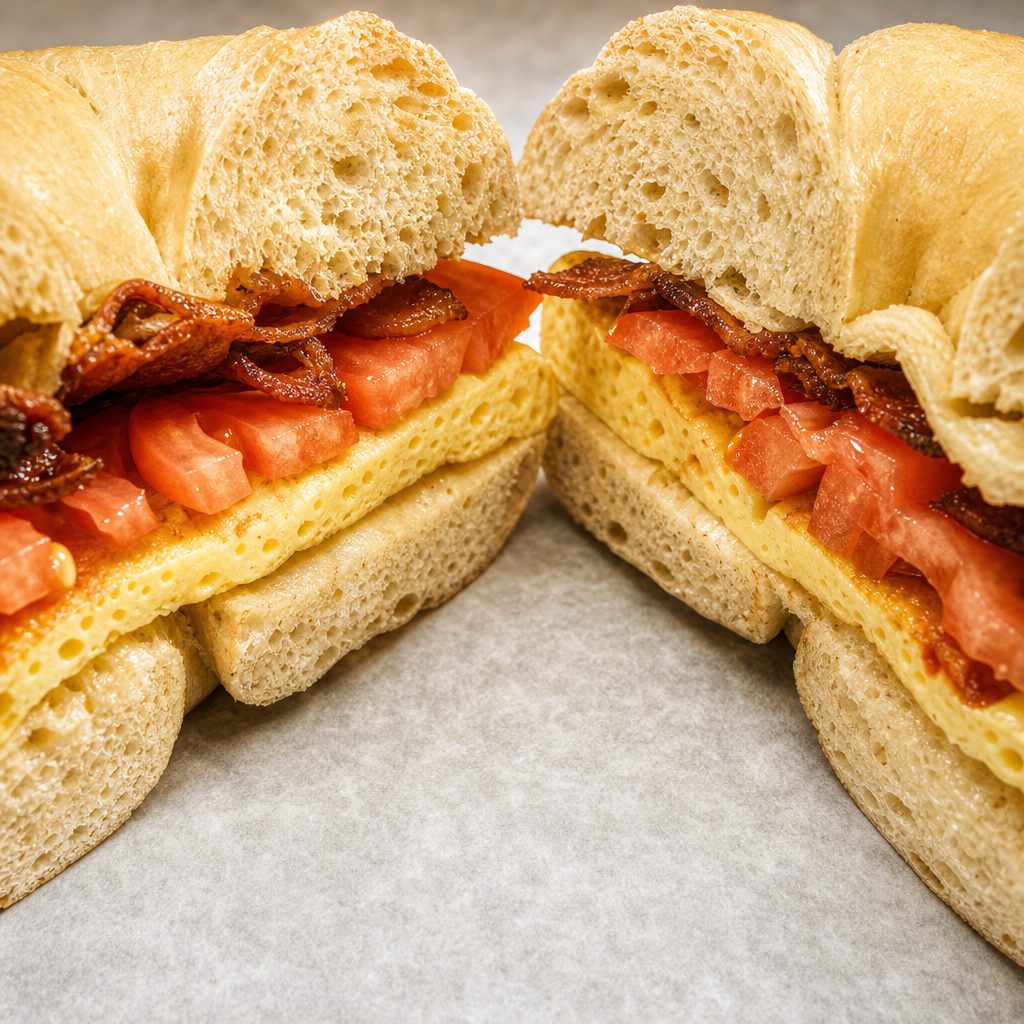 Pepperjack Breakfast Bagel.