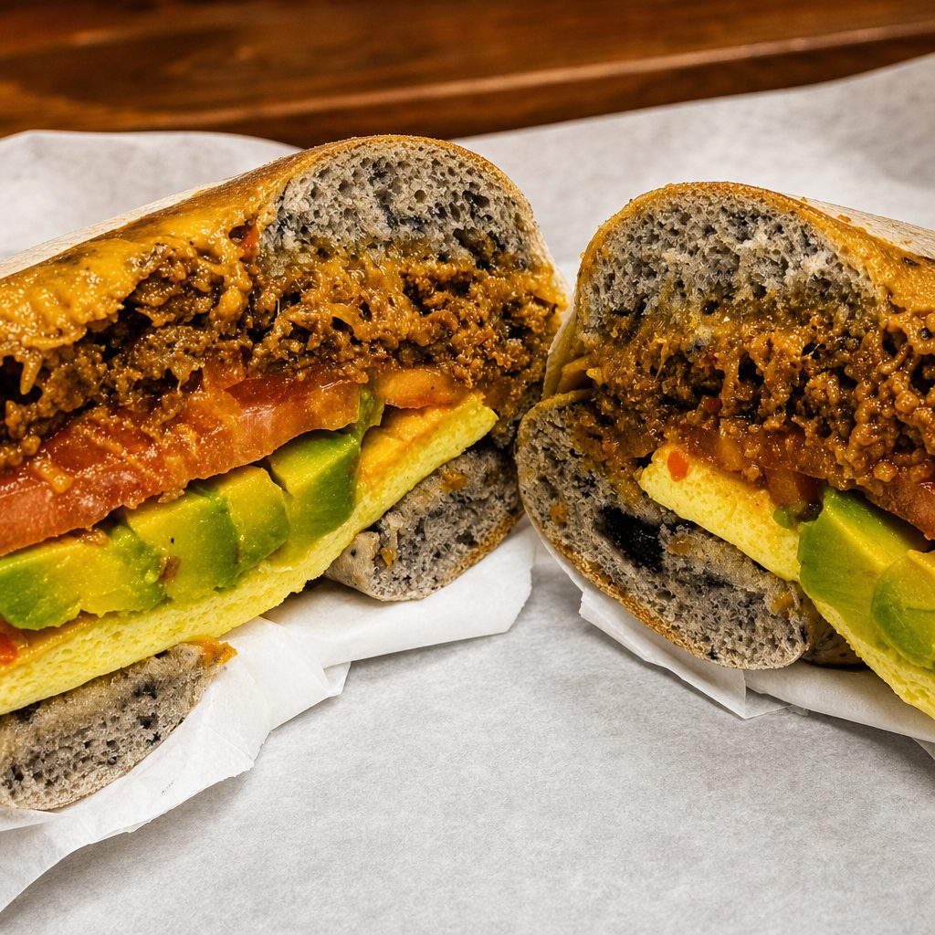 Chorizo Bagel.